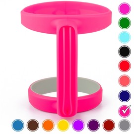 30oz Tumbler Handle (PINK) by STRATA CUPS - Available For 30oz YETI Tumbler, OZARK TRAIL Tumbler, Rambler Tumbler- BPA FREE