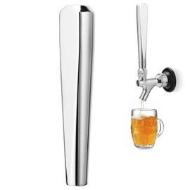 Dbgogo Stainless Steel Draft Beer Keg Tap Handle for Standard American 3/8'' Thread Home Brewing Stout Nitro Beer Tower Shank Ball Lock Faucet