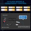 AUTOUTLET 8pcs Warning Strobe Lights, 6/12 Amber & White Emergency