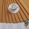 OVZME Zora Solid Gold Shower Curtain for Bathroom, Fabric Shower