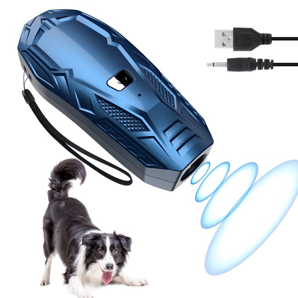 QueenMew Anti Barking Device, Handheld Ultrasonic Dog Barking Deterrent Devices