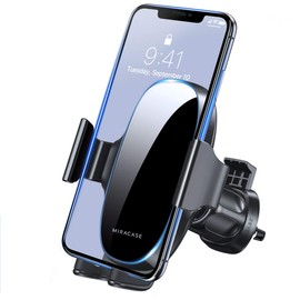 Miracase Soporte Celular Automovil, [Gancho Metálico Actualizado] Iman para Rejilla del Aire, [6X] N52 Magnético Porta Base Celular para Auto,