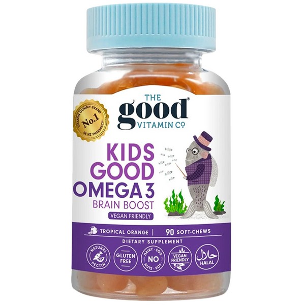 The Good Vitamin CO Kids Good Omega 3 Soft Chews 90 - Tropical Orange