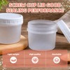 Gubilacrum Sauce Pots, 12 Small Containers with Lids for Food