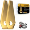 Robotic Lawnmower Blade Compatible with Bosch Indego, FOTEEMO Titanium Carbide