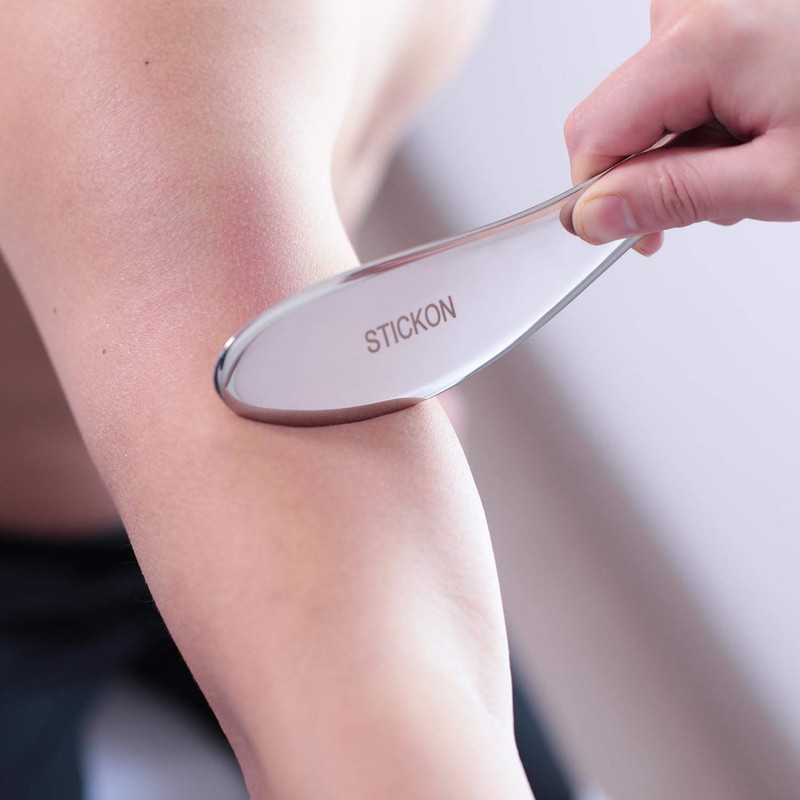 JustSun Gua Sha Scraper Soft Tissue Massage Tools Stainless Steel