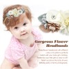Cinaci Pack of 5 Delicate Flower Nylon Headbands, Hair Bands,