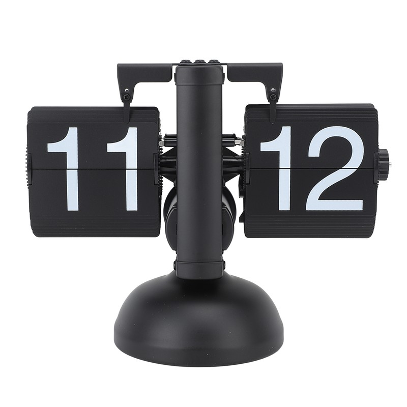 Flip Clock Large Number Battery Powered 304 Stainless Steel Tabletop