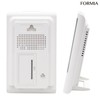 Formia HO-005 Thermometer/Hygrometer, Table Clock, Tabletop, Wake Up, Heatstroke Alarm,