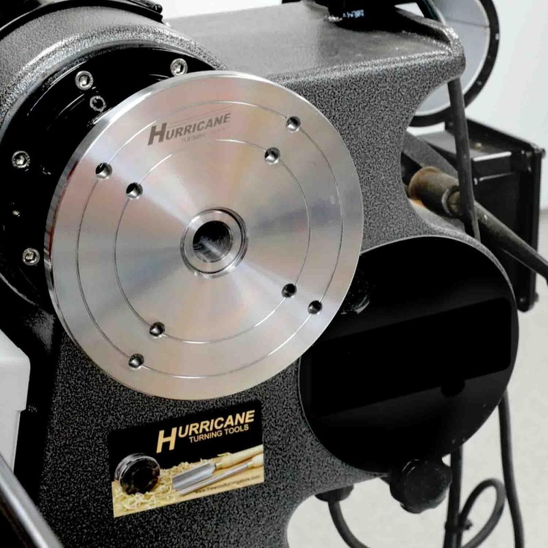 Hurricane Turning Tools, 3", 4", 6" Steel Faceplate Set For