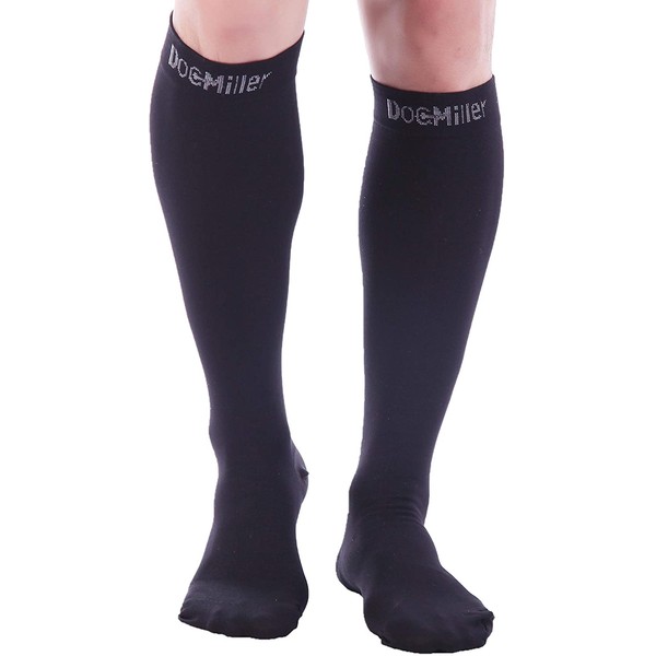 Doc Miller Premium Compression Socks 1 Pair 20-30mmHg Strong Support Recovery Shin Splints Varicose Veins