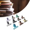 10PCS Colorful Metal Hinge Clips Multifunctional File Money Clamps for