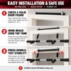LINGPENG Doorway Pull Up Bar, No-Drill Multi-Grip Chin Up Bar