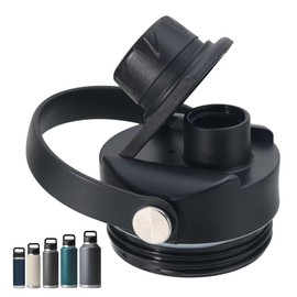 Lid Replacement Compatible with Yeti Water Bottle,Screw Top With Handle And Leak Proof Lid For 18/26/36/46/64 OZ Rambler Bottle