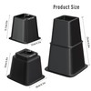 Lufia Bed Furniture Risers Heavy Duty, Elevation in Heights 9,