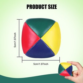 Moufhia 6 Pack Juggling Balls Set for Beginners and Professtionals,Mini Juggling Balls,Durable Juggle Ball Kit,Soft Easy Juggle Balls,Learning Toy,Suitable for Adults