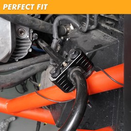 NICECNC Rear Sway Bar Bracket Compatible with CAN AM Maverick X3 900 R RR Max R 2017-2022 RR Aluminum Replacement for 706002303, Black