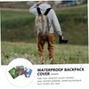 OHPHCALL 3pcs Waterproof Backpack Cover Rainproof Camouflage Protector for Hiking