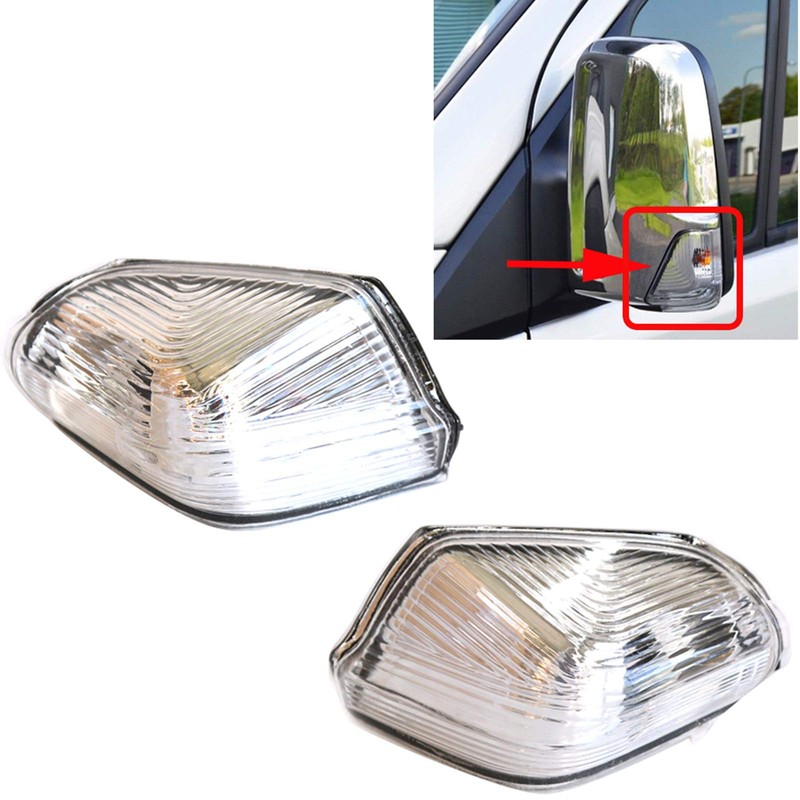 Aegena Sprinter Van Left Right Side Mirror Turn Signal Indicator