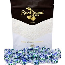 SweetGourmet Sugar-Free Spearmint Starlight Bulk Hard Candy | 1 Pound