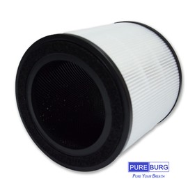 PUREBURG Replacement HEPA Filter Compatible with AEG AX3 & PURE 5000 and Electrolux Flow A3 / A3UV Air Purifier,H13 4-Stage Filtration