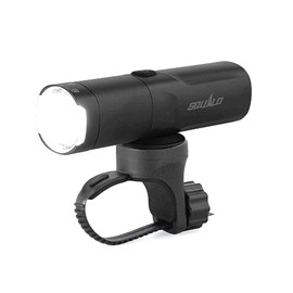 SQUALO 600 Lumens USB Rechargeable Bike Light, Bike Front Light with 5 Light Modes Long Runtime Bicycle Headlight IP66 Waterproof