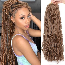Soft Locs Crochet Hair 24Inch 6Packs Faux Locs Crochet Hair (24Inch of 6Packs, #27)
