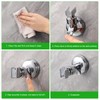 Uonlytech 2pcs Adjustable Shower Head Holders No Drill Showering Holder