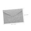 SEWACC Felt Document Carrier Bag with Button Closure Portable Organizer
