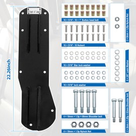 WEHOPE 3rd Row Seat Bracket Kit 4934200 Compatible with 4 Door Jeep Wrangler JK Unlimited 2007-2018