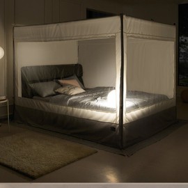 Altri Soft Square Heating Tent Standard Double Set (Frame Included) Bed Indoor Room / 알뜨리  소프트 사각난방텐트 일반형 더블 세트(프레임포함) 침대 실내 방