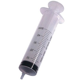 Plastic Syringe 50ml (2 Pack)