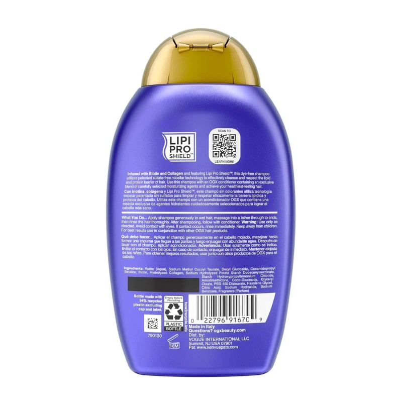 OGX Thick & Full + Biotin & Collagen Volumizing Shampoo