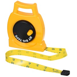 NOLITOY Kids Measuring Tape Retractable for Body Measurements, Soft Easy to Read Digital Tape Measure for Construction - Educational Learning - Back to School (Yellow,1M)