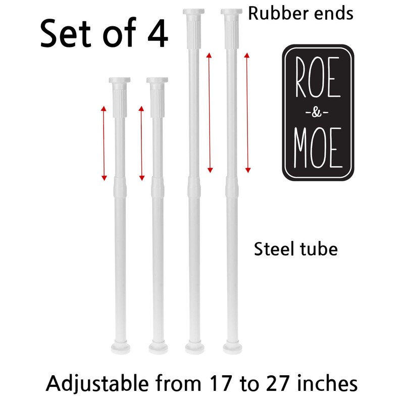 Roe & Moe Telescoping Window Security Guard Bars Prevent Forced