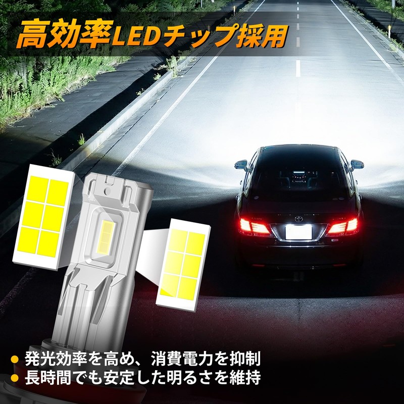 Perrace H11 LED Headlight, 8 Times Brightness, Compatible with Car