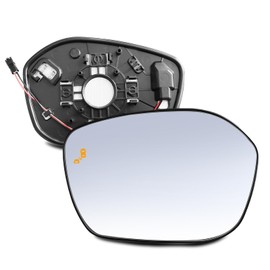 Driver Left Side Mirror Glass - Compatible with Honda & Acura Vehicles - Civic 2022-2025, Integra 2022-2025, with Heated/Blind Spot Detection, without Auto Dimmig, Replace# 76253T20A21