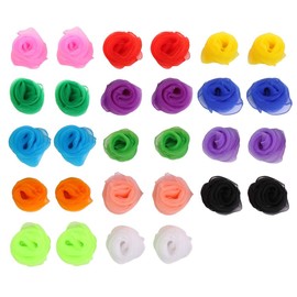 Elizabeth Litomic Chiffon Scarf, 2 Pieces of 14 Colors, 2 Pieces in Total 28 Pieces, Music Lek, Exercise, Recreation, Play, Crafts, Organza