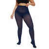 CozyWow Women's Tights Elastic Semi Opaque Tights Plus Sizes XL-4XL,
