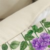 KISVODS Spring Pillow Covers 18x18 Purple Spring Summer Farmhouse Decorations