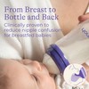 Lansinoh Anti-Colic Baby Bottles for Breastfeeding Babies, 8 Ounces, 3