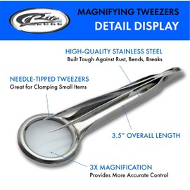 SZCO Supplies Magnifying Tweezers