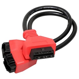 CGEAMDY Car Cable Adaptor 12+8 Programming Diagnostics Cable Connector, OBD2 Female to 12+8 Pin Diagnostic Connection Information Line, Automotive Accessories for Connection Data Transmission