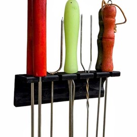 Black Marshmallow Hotdog Roasting stick holder