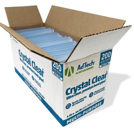 AdTech Glue Sticks Full Size - 200ct, 4 Inches Long Glue Sticks with 0.44 Diameter, Quick Bonding to All Materials, Crafters' Preferred Choice Hot Glue Sticks