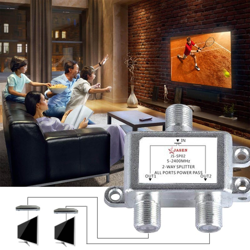 2 in 1 2 Way Port - Dual-use TV Signal