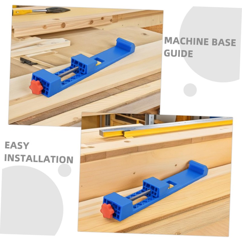 Zerodeko 1 Set Circular Saw Guide Rail with Gloves Adjustable