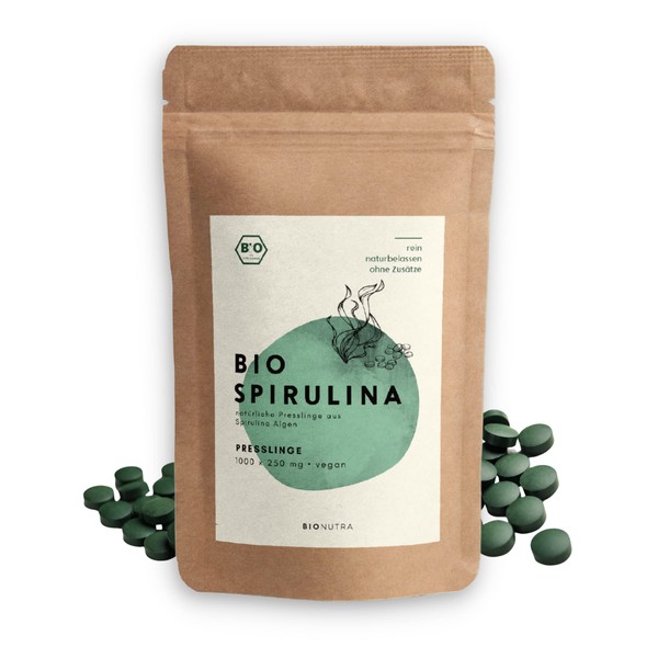 BioNutra® Spirulina Organic Pellets, 100% Pure & Natural, Residue-Controlled