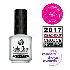 Seche Clear, Base Coat Nail Polish for Manicure and Pedicure, Boxed, 2 Pack