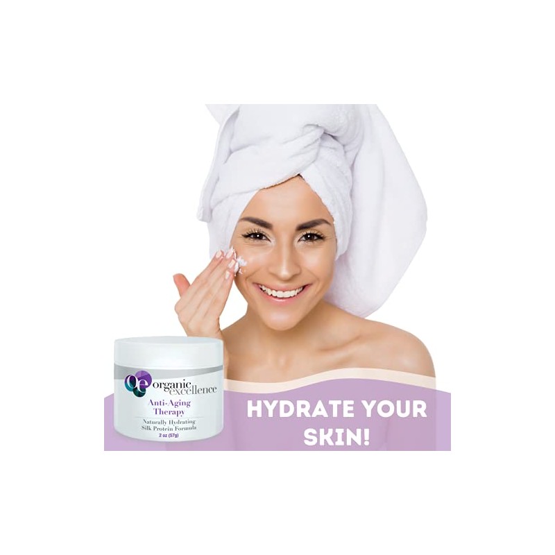 Organic Excellence - Silk Protein Anti-Aging Cream - 2oz